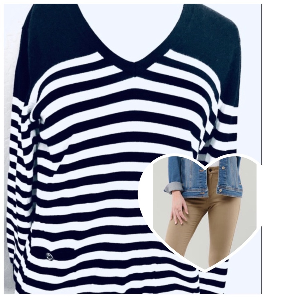 Ralph Lauren medium light weight V neck sweater
